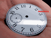 B-Uhr Pilot Glossy White Watch Dial for ETA 6497 Seagull ST36 Movement