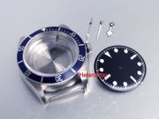 SOLD OUT !! BLUE HERITAGE BLACK BAY WATCH CASE KIT with Blue insert for ETA 2824-2