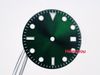 GREEN Sunray SUBMARINAR DIVING DIAL for ETA 2801 2836 2824 Movement