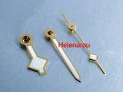 HERITAGE BLACK BAY Gold Super Lume Hand with Taller Stem for ETA 2824-2 2836-2