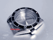 Black HERITAGE BLACK BAY WATCH CASE with BLACK insert ETA 2824-2 MOVEMENT