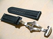 50% OFF  !!! 24mm Rubber Strap with Deployment Buckle for Marina Militare Watch