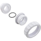 1.5" Socket White PVC Self-Aligning Inline Union