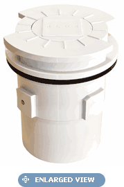 A&A Gamma III Retro Cleaning Head by Blue Square MFG R360-A2 LOW Black # 011652BK