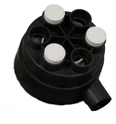 Pentair A&A 3 Port Low Profile Water Valve Lower Housing (Base)