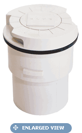 Caretaker 99 Retro Cleaning Head by Blue Square MFG R360-C LOW White # 011702WT