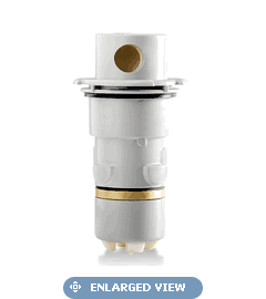 Paramount Cyclean Nozzle w/ Caps White #004-652-5070-01