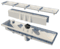 Pentair A&A AVSC Single Suction Channel Drain w/ White Pebble Top 571444