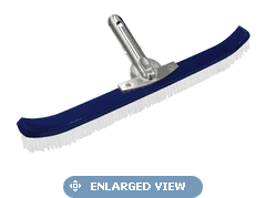 Poolstyle 18" Polybristle Wall Brush w/ Aluminum Handle