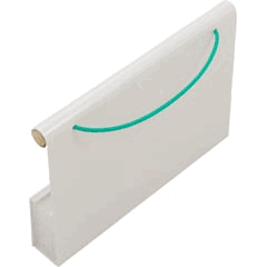 Skimmer Weir Replacement (7-5/8In) White