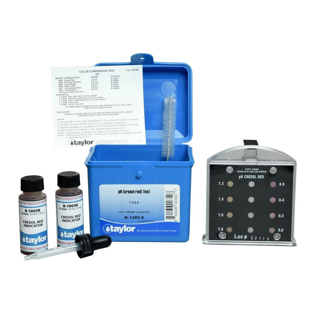 Buy Taylor pH Cresol Red Test Kit K12856