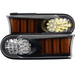 FJ CRUISER L.E.D PARKING LIGHTS BLACK AMBER 07-2014