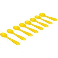 Green Eats 8 Pack Feeding Spoons, Yellow - click to enlarge