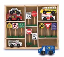 Melissa and Doug Vehicles and Traffic Signs - click to enlarge