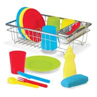 Melissa & Doug Let's Play House! Wash and Dry Dish Set - click to enlarge