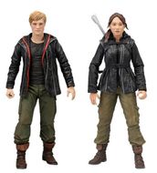 NECA The Hunger Games Movie Katniss Everdeen & Peeta Mallerk 6.75 inch Figures - click to enlarge