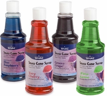 Rival Snow Cone Syrup (4 pack) - click to enlarge