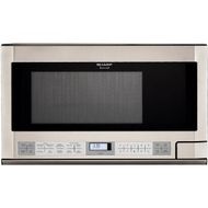 Sharp R1214 Stainless Steel Over-the-Counter Microwave - click to enlarge