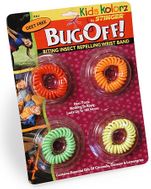 Stinger BugOff! KK4 Kids Kolorz Insect Repellant Wrist Bands - click to enlarge