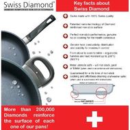 Swiss Diamond 611361 Cast Aluminum Nonstick 14 Inch Wok with Lid - click to enlarge