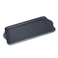 Swiss Diamond 643281 Pressure Cast Aluminum Non Stick Double Burner Grill, Grey - click to enlarge