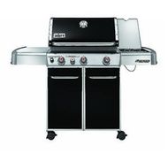 Weber Genesis EP-330 Black 60'' Freestanding Natural Gas Grill: Stainless Grates & Flavorizer bars - click to enlarge