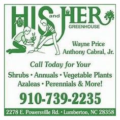 His and Hers Greenhouse, Lumberton, NC