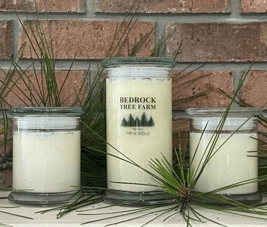LIBBEY JARS with WOODEN WICKS 