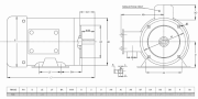 1/2 HP, 1800 RPM Motor 1/2 HP, 1800 RPM Motor