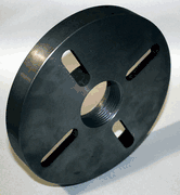 Face Plate, 8" Dia, 2-8 Th'D