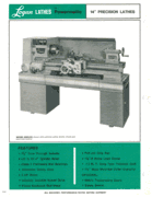 Parts List & Instructions For 14" Powermatic Lathes