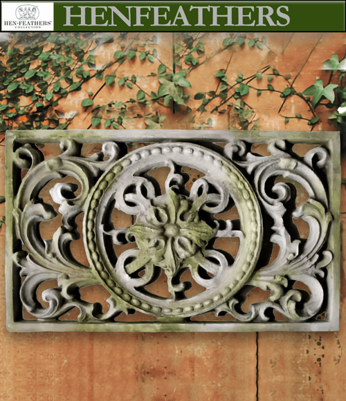 Antique Scroll Work Plaque