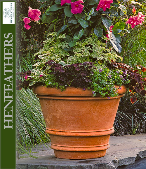 Artisan Rolled Rim Vase - Grande