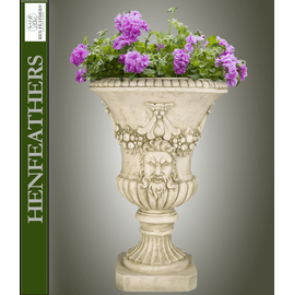 Bacchanalian Fruit Swag Urn