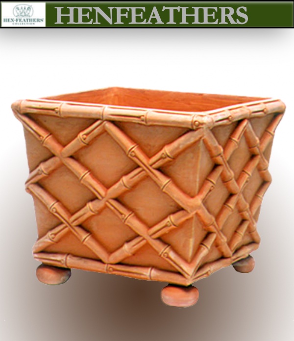 Bamboo Box Planter by Mario Nievera HenFeathers