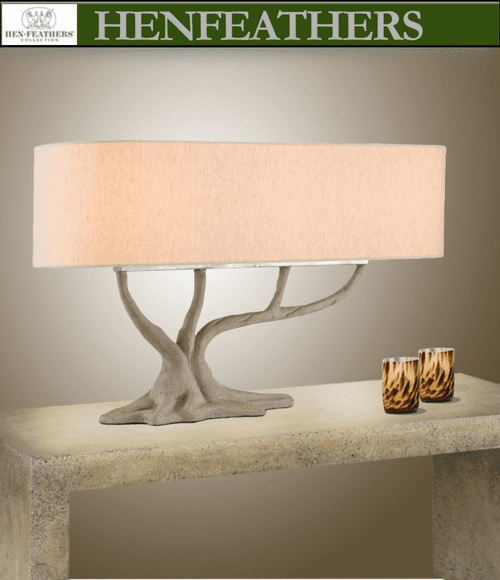 Bois de Boulogne Faux Bois Table Lamp