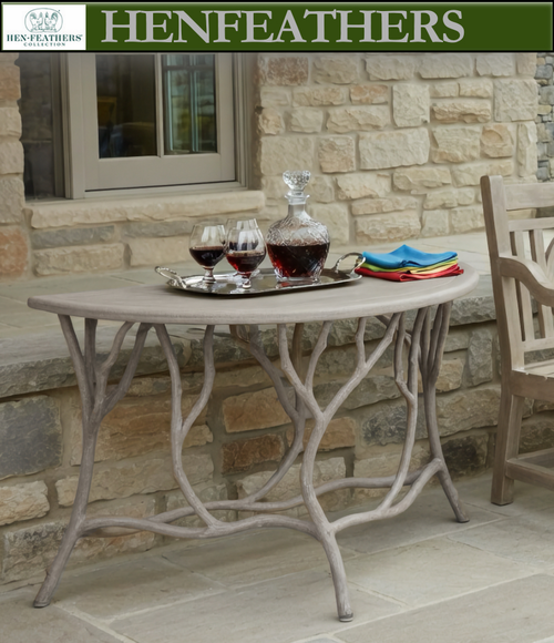 Bois de Bourbon Faux Bois Console Table (n)