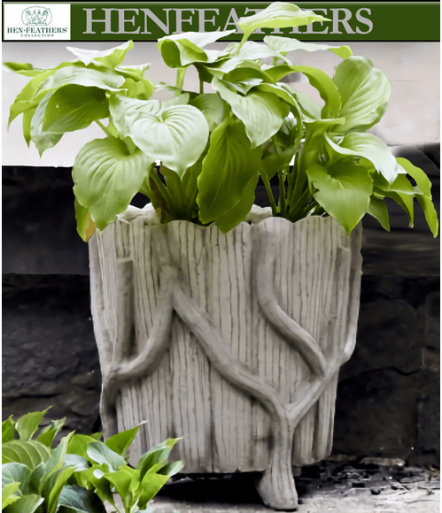 Bourbon Faux Bois Planter