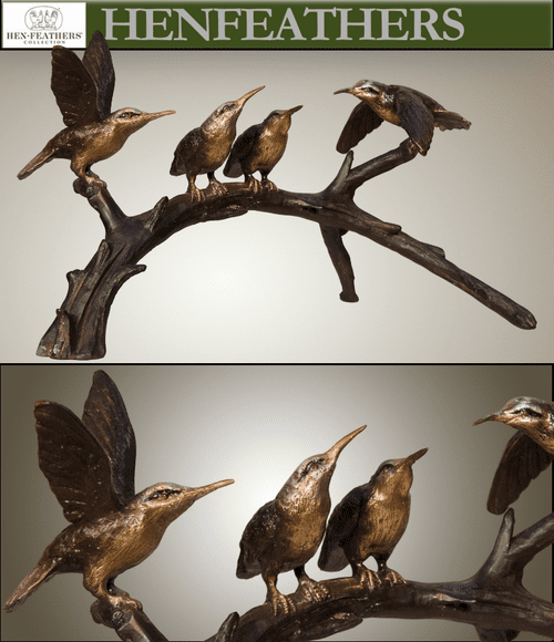 Bronze Hummingbird Quartet