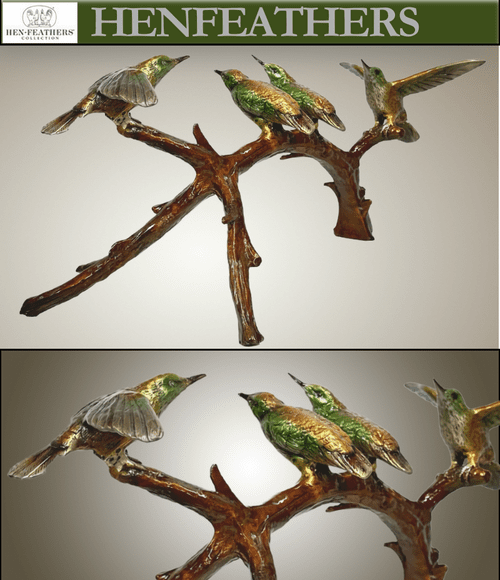 Bronze Hummingbird Quartet