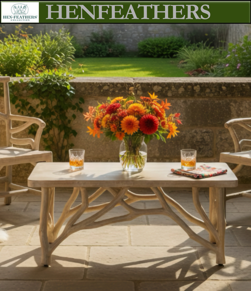 Brookside Branch Faux Bois Table/Bench {n}