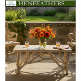 Brookside Branch Faux Bois Table/Bench {n}