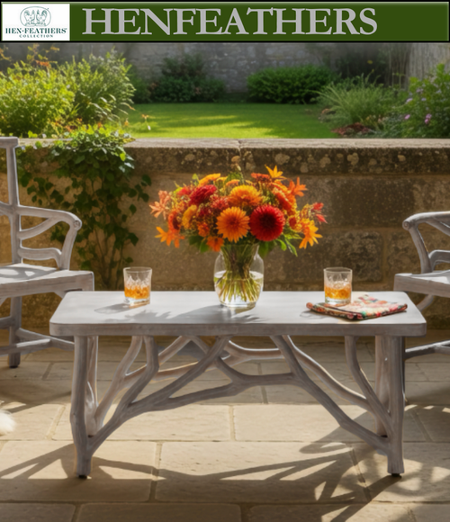 Brookside Branch Faux Bois Table/Bench {n}