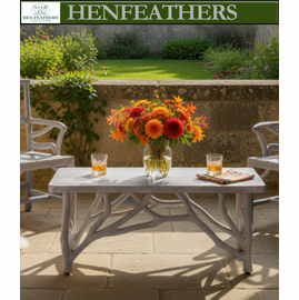 Brookside Branch Faux Bois Table/Bench {n}