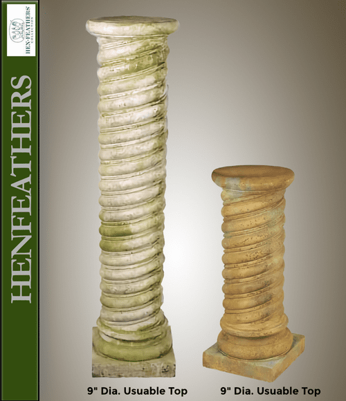 Byzantine Spiral Pedestal / Plant Stand