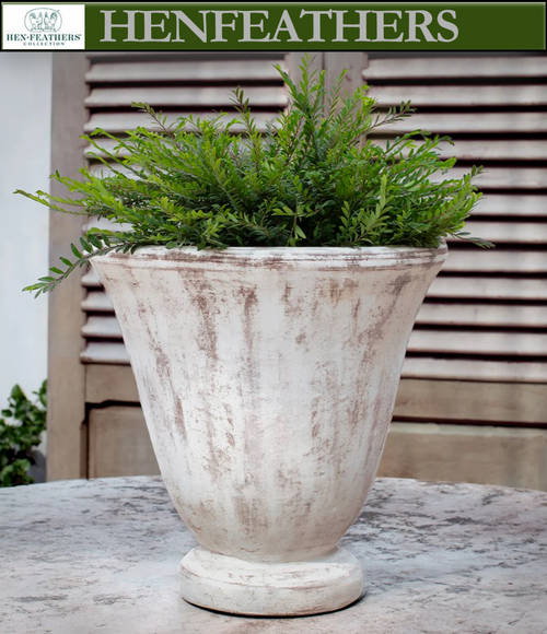 Caterine Urn - Whitewash