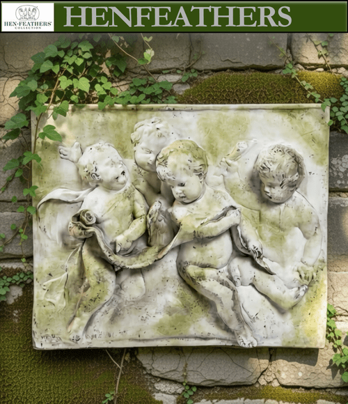 Cherubs Choir Bas Relief