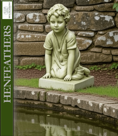 Child Wondering Statue