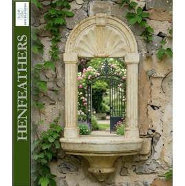 Classic Scallop Shell Garden Mirror