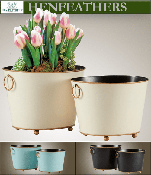 Dartford Iron Cachepot Set of 2